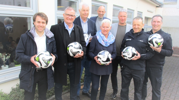 Der Ball ist unser Dolmetscher Gruppenbild